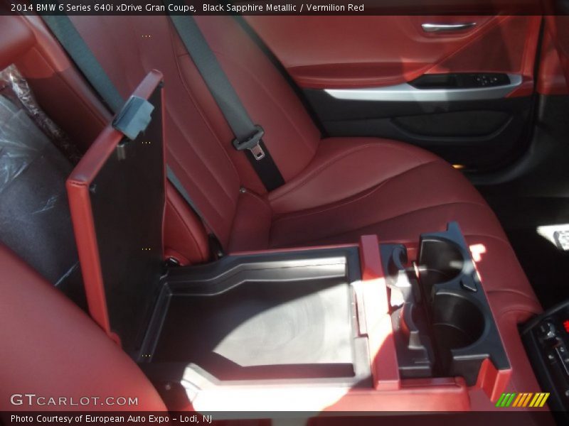 Rear Seat of 2014 6 Series 640i xDrive Gran Coupe