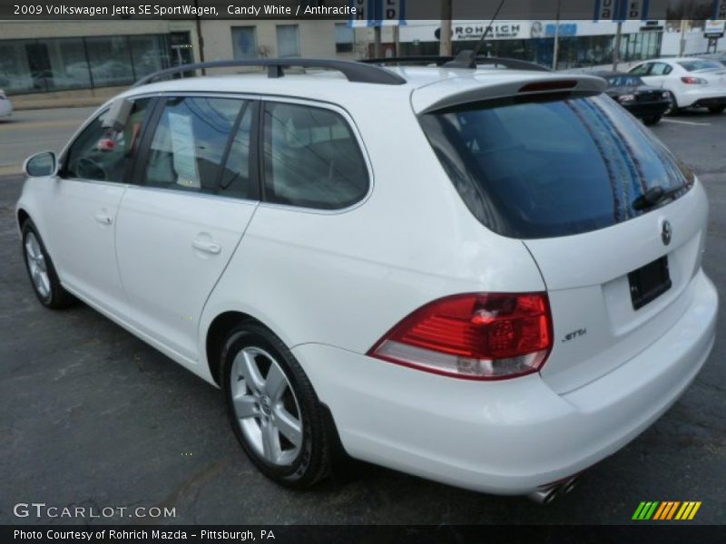 Candy White / Anthracite 2009 Volkswagen Jetta SE SportWagen
