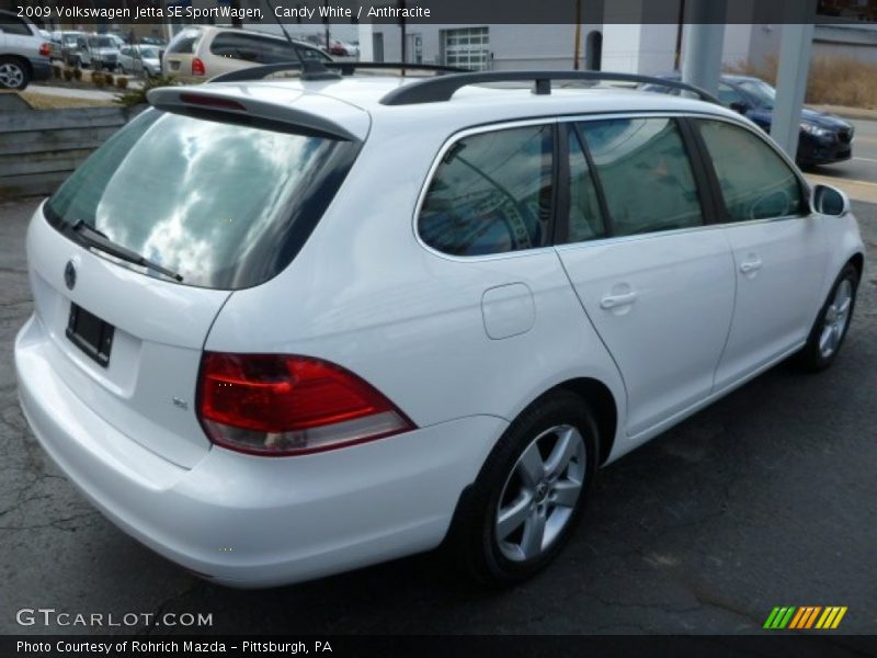 Candy White / Anthracite 2009 Volkswagen Jetta SE SportWagen