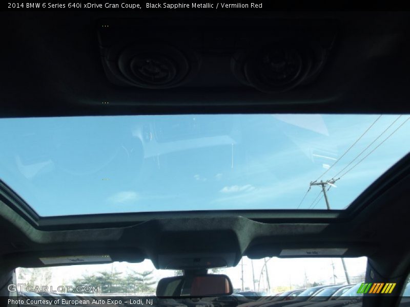 Sunroof of 2014 6 Series 640i xDrive Gran Coupe