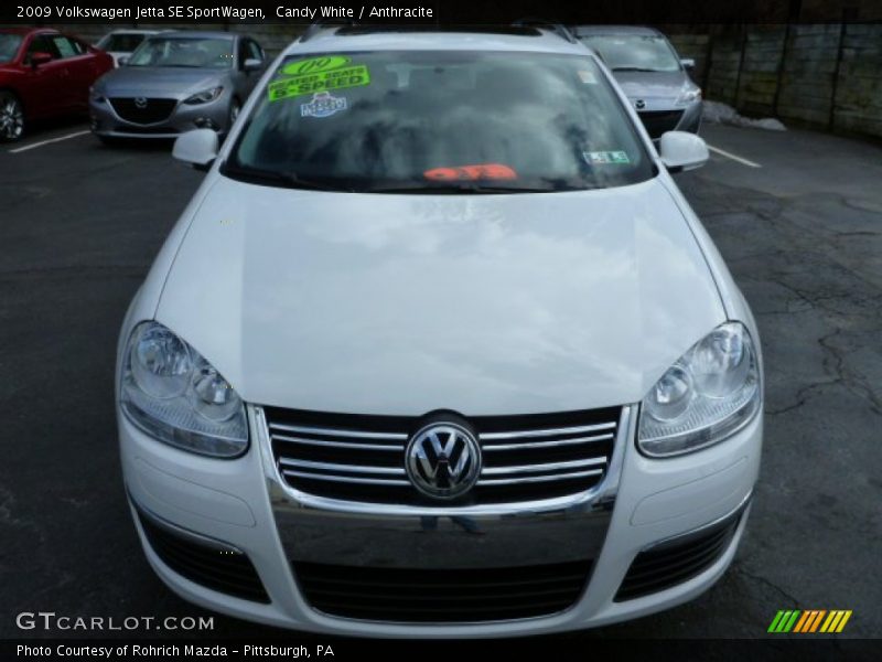 Candy White / Anthracite 2009 Volkswagen Jetta SE SportWagen