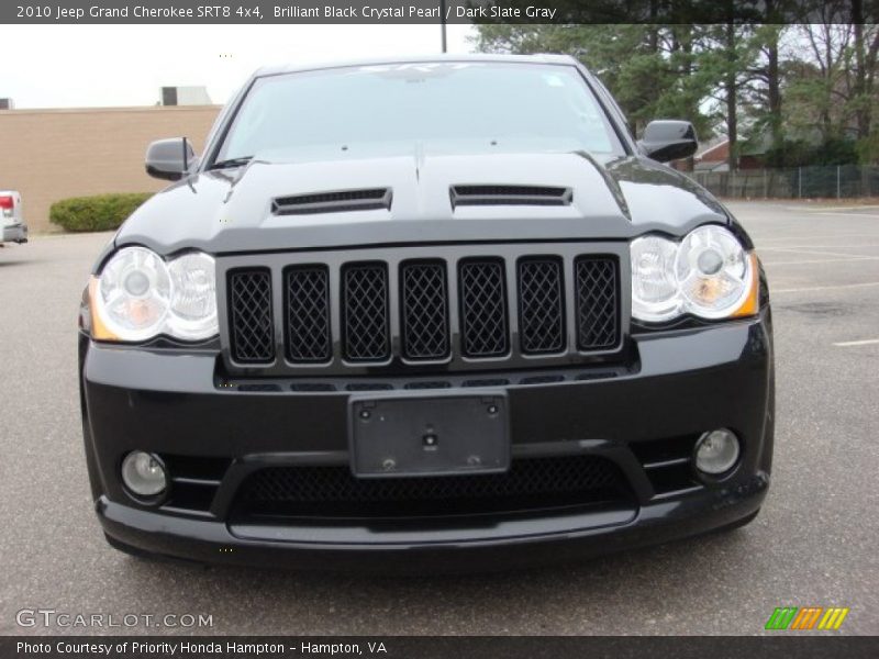 Brilliant Black Crystal Pearl / Dark Slate Gray 2010 Jeep Grand Cherokee SRT8 4x4