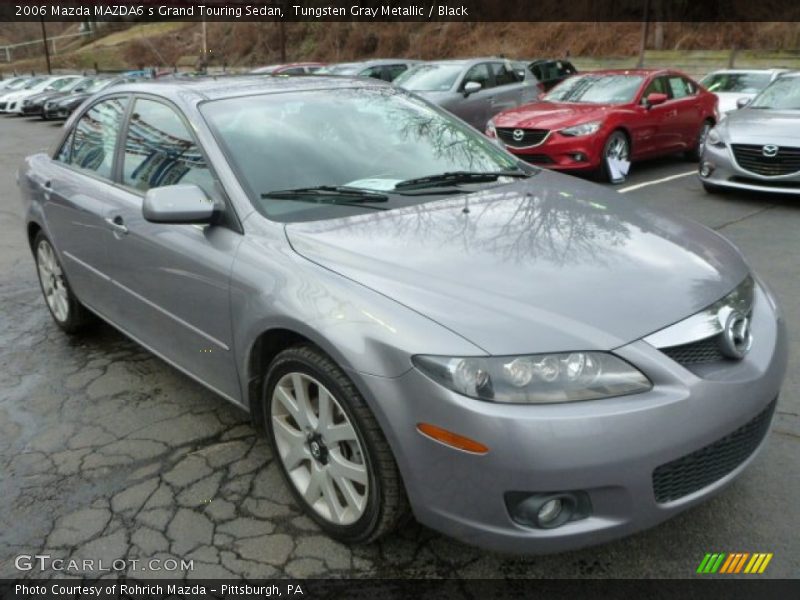 Tungsten Gray Metallic / Black 2006 Mazda MAZDA6 s Grand Touring Sedan