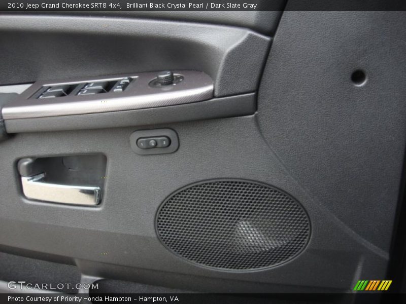 Brilliant Black Crystal Pearl / Dark Slate Gray 2010 Jeep Grand Cherokee SRT8 4x4