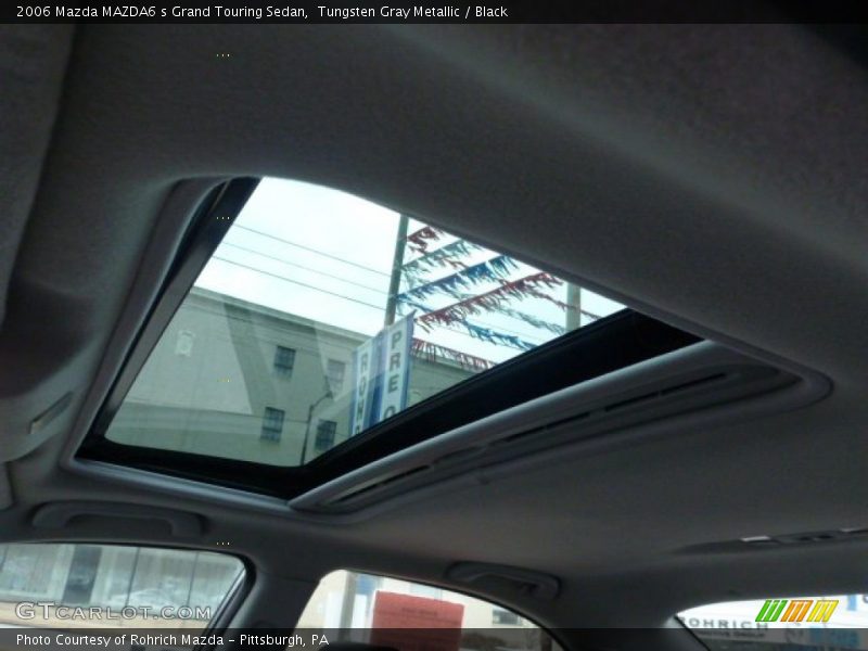 Tungsten Gray Metallic / Black 2006 Mazda MAZDA6 s Grand Touring Sedan