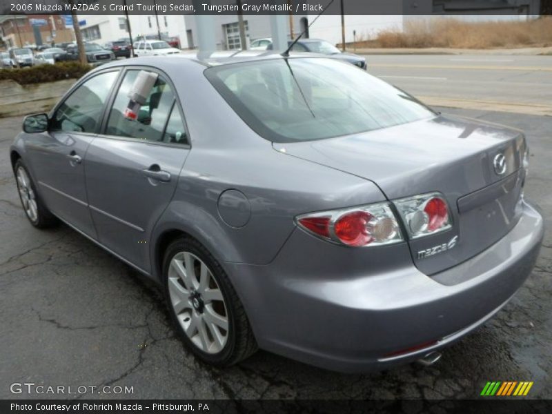 Tungsten Gray Metallic / Black 2006 Mazda MAZDA6 s Grand Touring Sedan