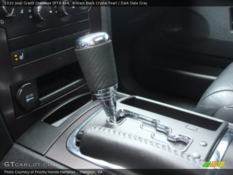 Brilliant Black Crystal Pearl / Dark Slate Gray 2010 Jeep Grand Cherokee SRT8 4x4