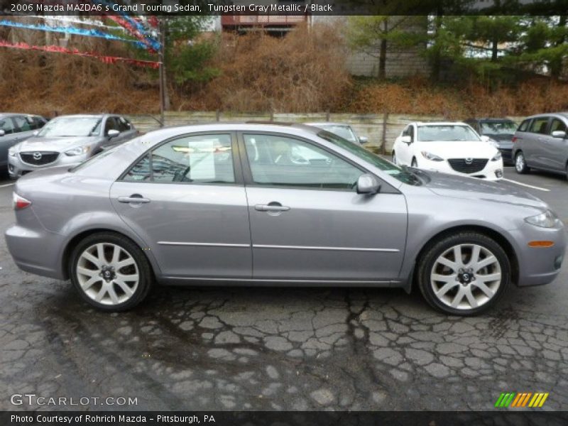 Tungsten Gray Metallic / Black 2006 Mazda MAZDA6 s Grand Touring Sedan