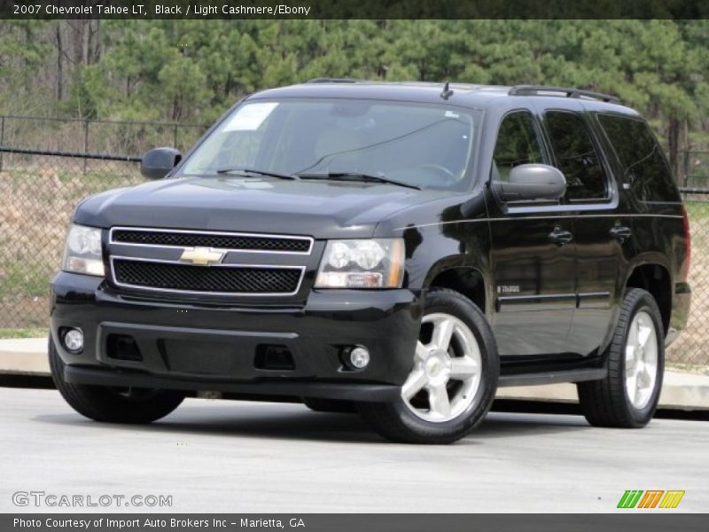 Black / Light Cashmere/Ebony 2007 Chevrolet Tahoe LT