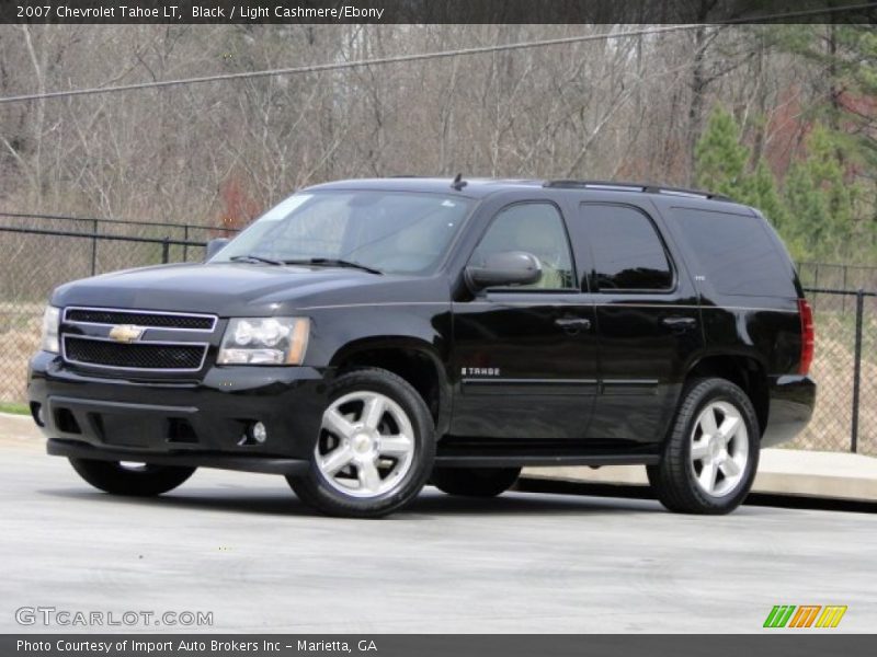 Black / Light Cashmere/Ebony 2007 Chevrolet Tahoe LT