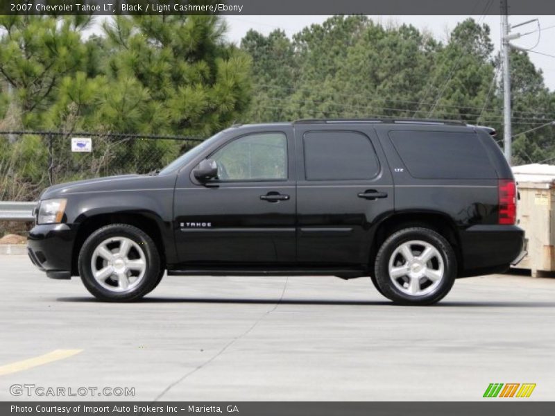 Black / Light Cashmere/Ebony 2007 Chevrolet Tahoe LT