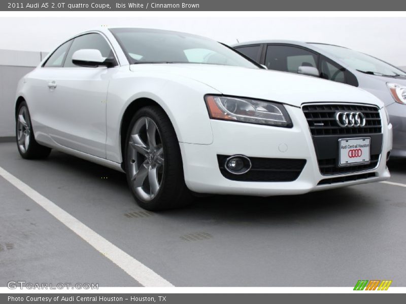 Ibis White / Cinnamon Brown 2011 Audi A5 2.0T quattro Coupe