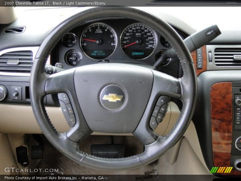 Black / Light Cashmere/Ebony 2007 Chevrolet Tahoe LT