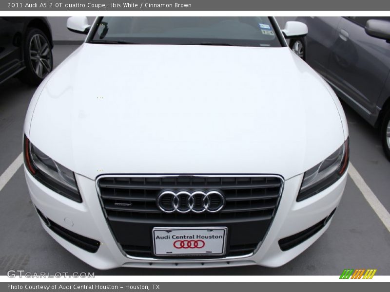 Ibis White / Cinnamon Brown 2011 Audi A5 2.0T quattro Coupe