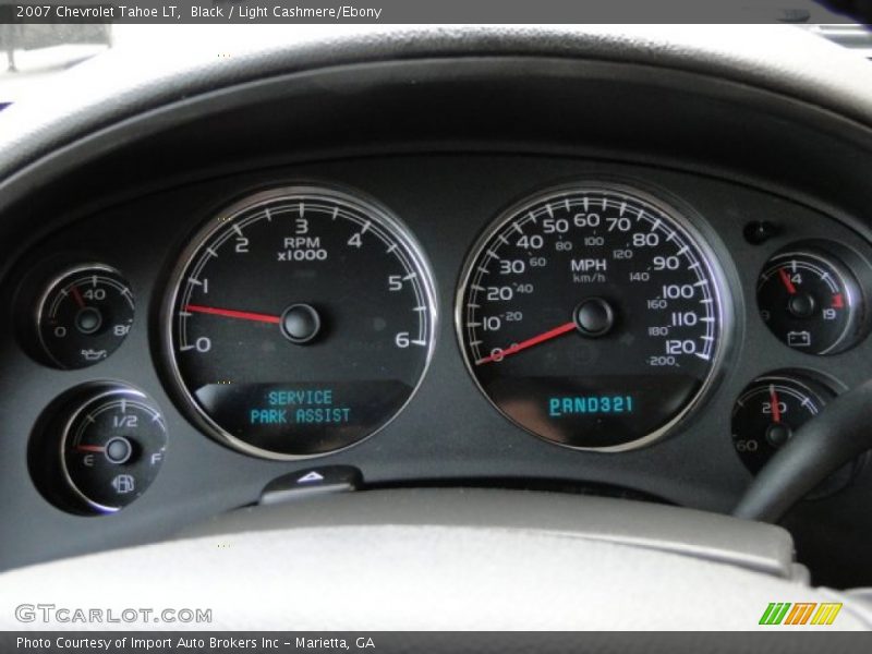 Black / Light Cashmere/Ebony 2007 Chevrolet Tahoe LT