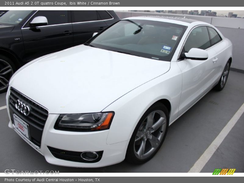 Ibis White / Cinnamon Brown 2011 Audi A5 2.0T quattro Coupe