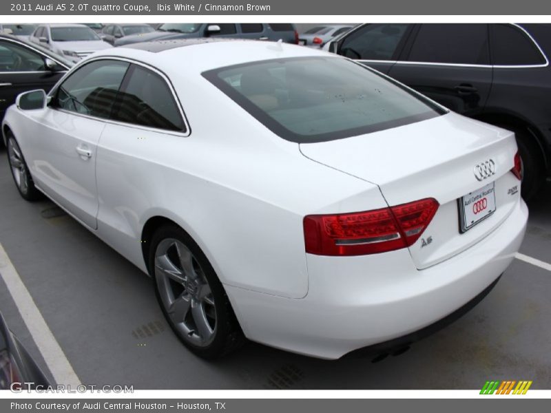 Ibis White / Cinnamon Brown 2011 Audi A5 2.0T quattro Coupe