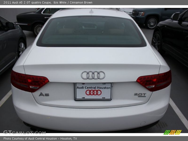 Ibis White / Cinnamon Brown 2011 Audi A5 2.0T quattro Coupe