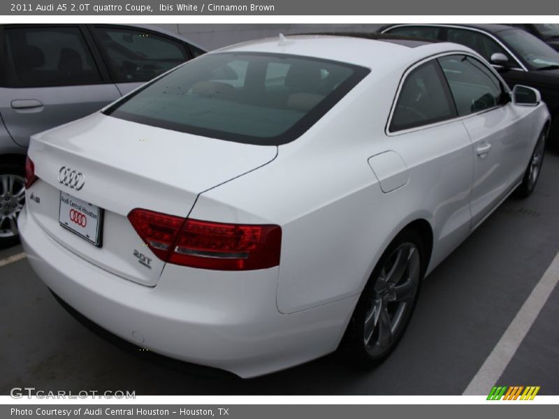 Ibis White / Cinnamon Brown 2011 Audi A5 2.0T quattro Coupe