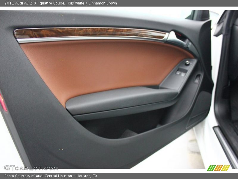 Ibis White / Cinnamon Brown 2011 Audi A5 2.0T quattro Coupe