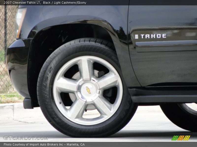 Black / Light Cashmere/Ebony 2007 Chevrolet Tahoe LT