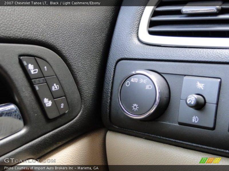 Black / Light Cashmere/Ebony 2007 Chevrolet Tahoe LT