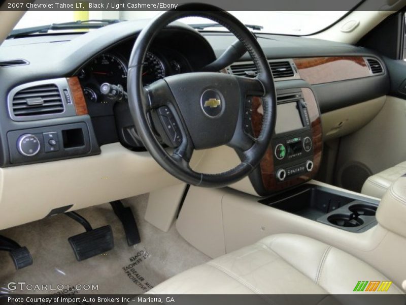 Black / Light Cashmere/Ebony 2007 Chevrolet Tahoe LT
