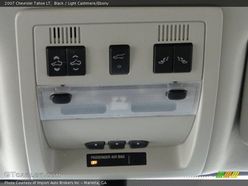 Black / Light Cashmere/Ebony 2007 Chevrolet Tahoe LT
