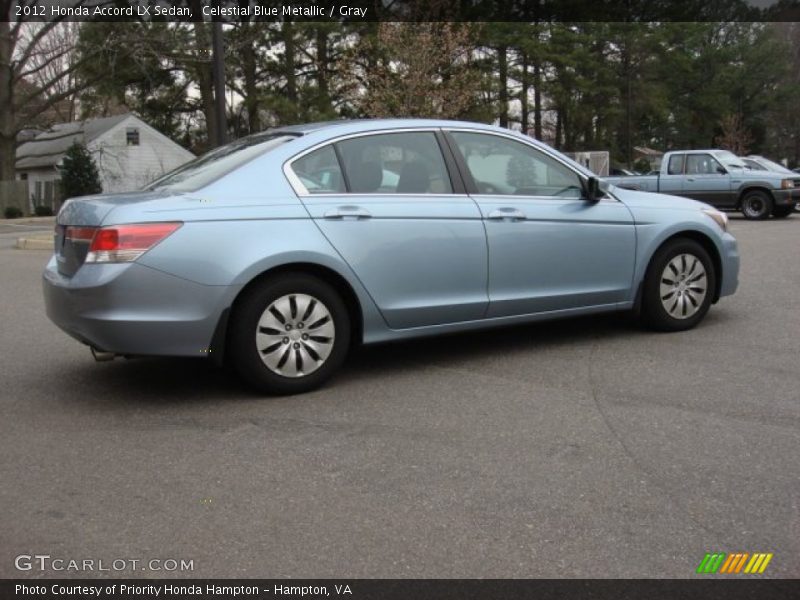 Celestial Blue Metallic / Gray 2012 Honda Accord LX Sedan