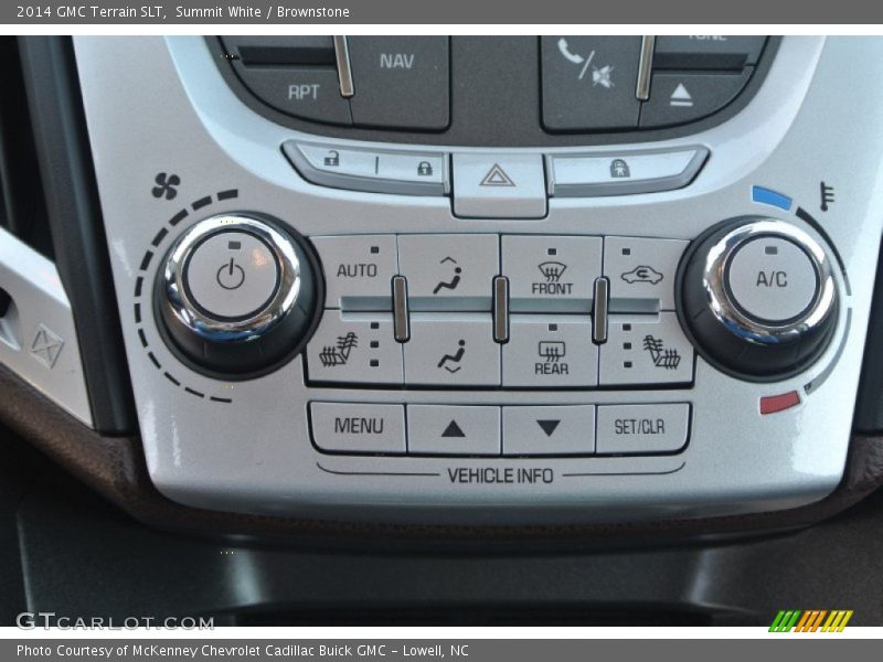 Summit White / Brownstone 2014 GMC Terrain SLT