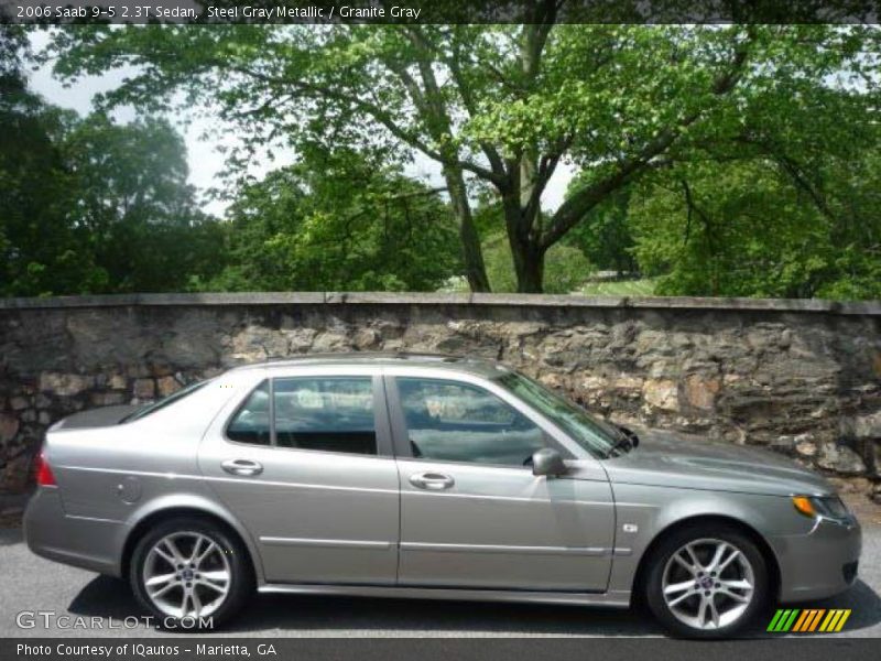 Steel Gray Metallic / Granite Gray 2006 Saab 9-5 2.3T Sedan