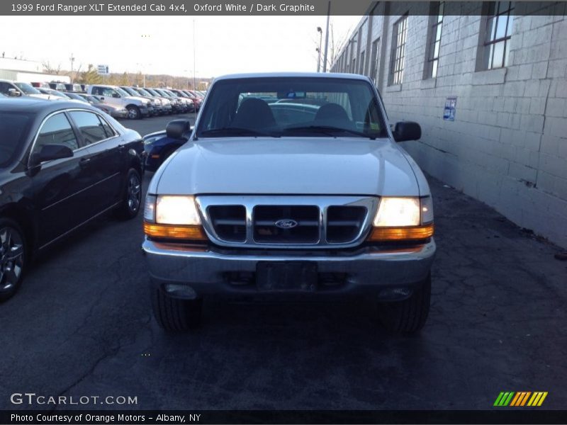 Oxford White / Dark Graphite 1999 Ford Ranger XLT Extended Cab 4x4