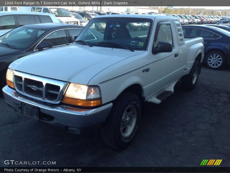 Oxford White / Dark Graphite 1999 Ford Ranger XLT Extended Cab 4x4