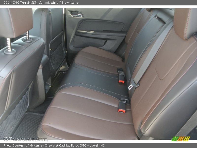 Summit White / Brownstone 2014 GMC Terrain SLT