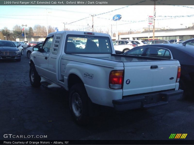 Oxford White / Dark Graphite 1999 Ford Ranger XLT Extended Cab 4x4