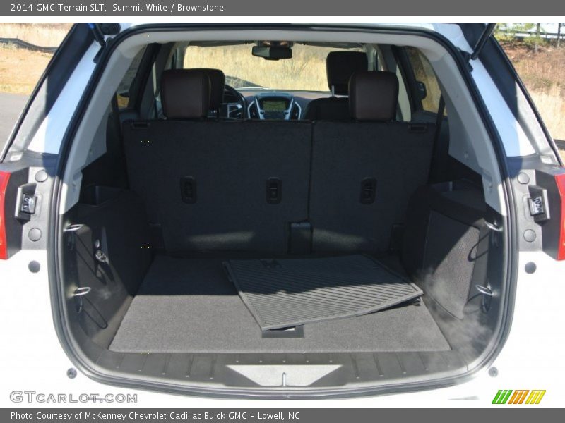 Summit White / Brownstone 2014 GMC Terrain SLT