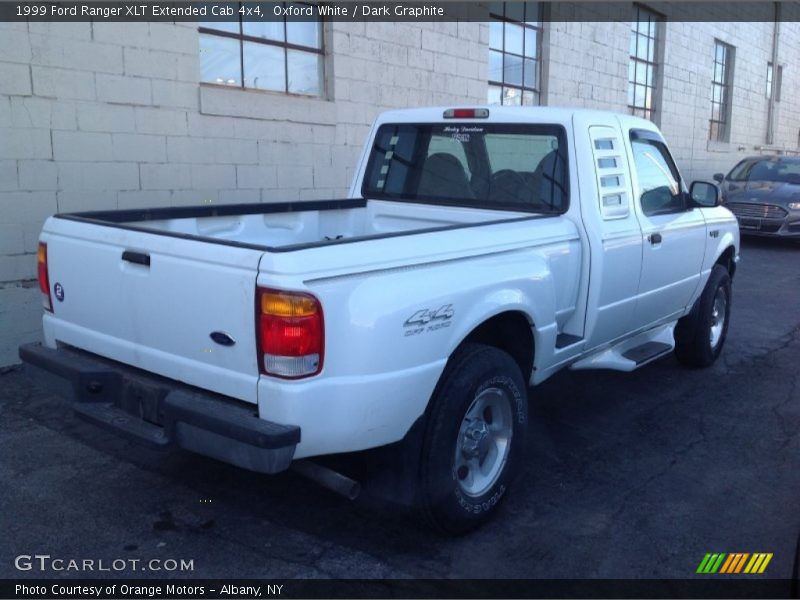 Oxford White / Dark Graphite 1999 Ford Ranger XLT Extended Cab 4x4