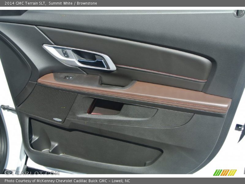 Summit White / Brownstone 2014 GMC Terrain SLT