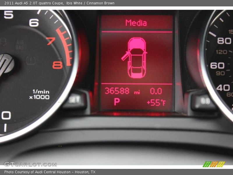 Ibis White / Cinnamon Brown 2011 Audi A5 2.0T quattro Coupe