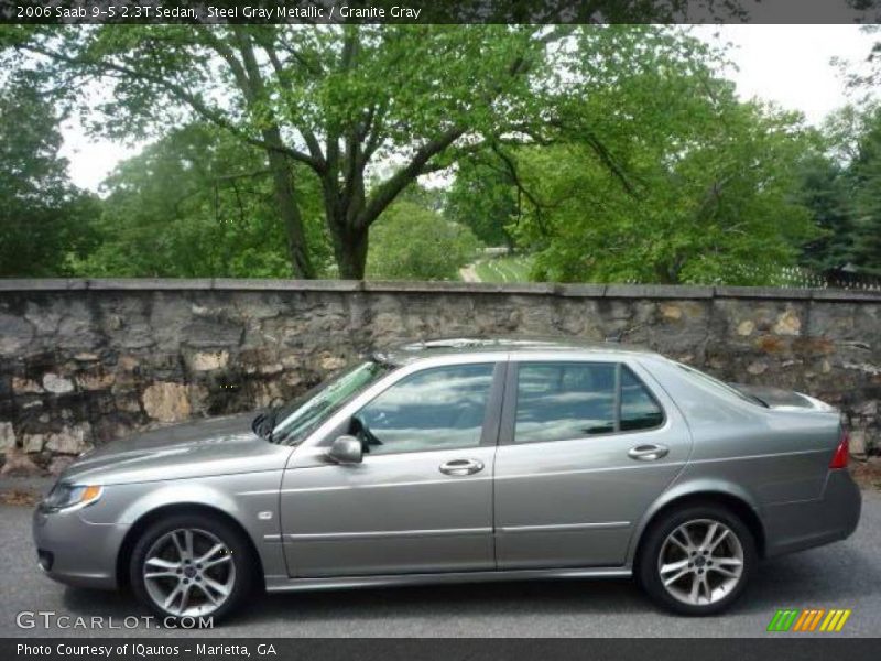 Steel Gray Metallic / Granite Gray 2006 Saab 9-5 2.3T Sedan