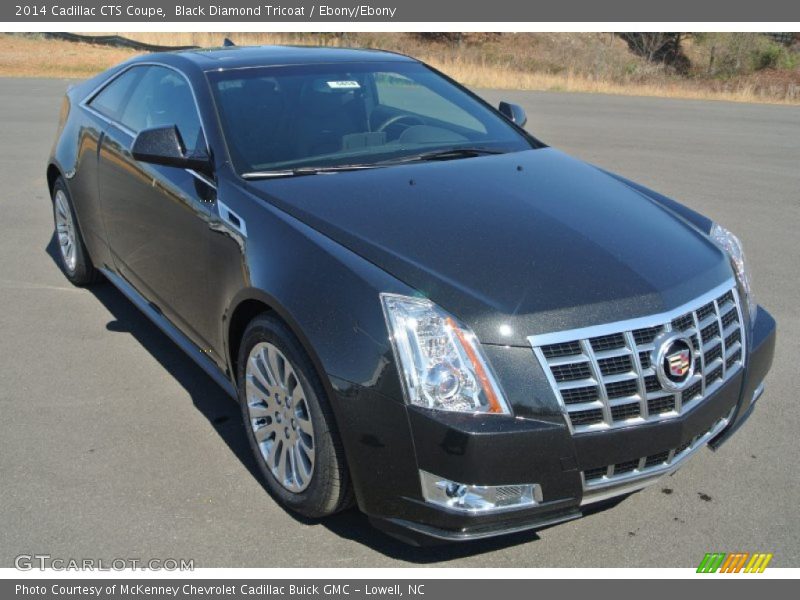 Black Diamond Tricoat / Ebony/Ebony 2014 Cadillac CTS Coupe