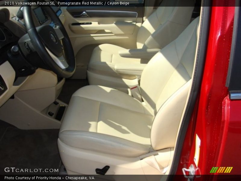 Pomegranate Red Metallic / Ceylon Beige 2010 Volkswagen Routan SE