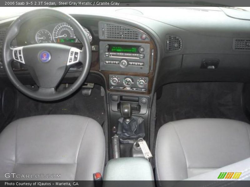 Steel Gray Metallic / Granite Gray 2006 Saab 9-5 2.3T Sedan