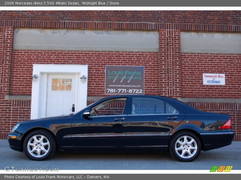 Midnight Blue / Stone 2006 Mercedes-Benz S 500 4Matic Sedan