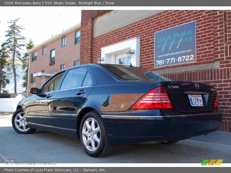 Midnight Blue / Stone 2006 Mercedes-Benz S 500 4Matic Sedan