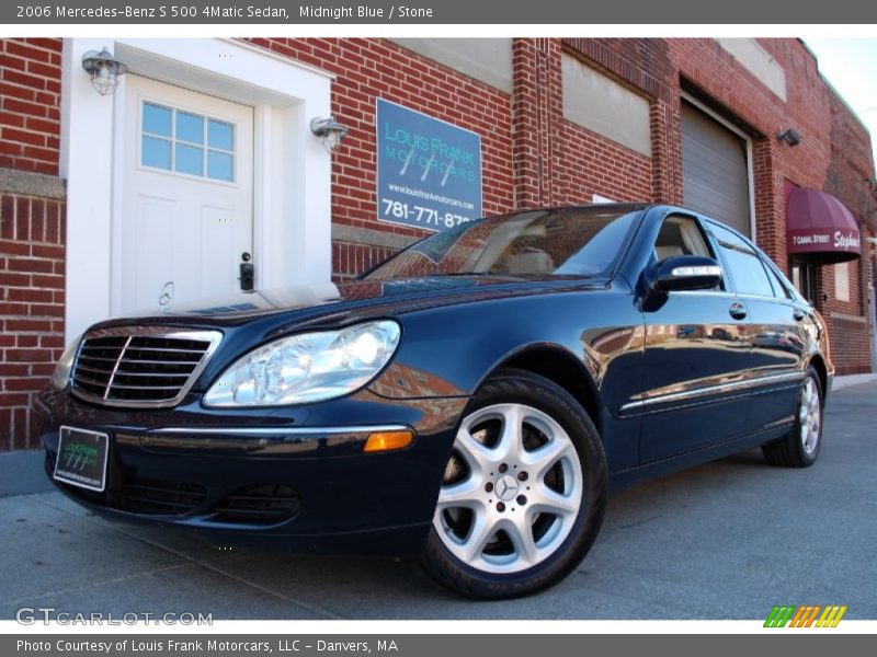 Midnight Blue / Stone 2006 Mercedes-Benz S 500 4Matic Sedan