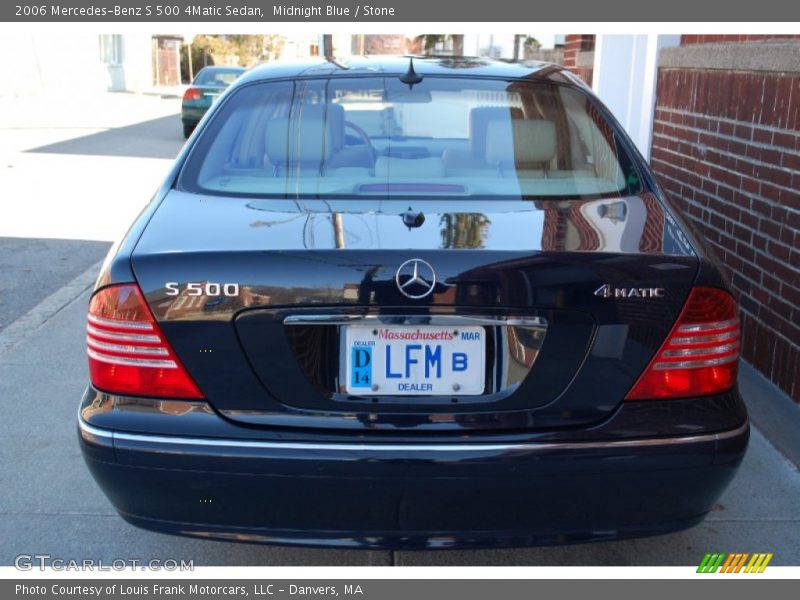 Midnight Blue / Stone 2006 Mercedes-Benz S 500 4Matic Sedan