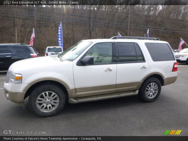Oxford White / Camel 2012 Ford Expedition XLT 4x4