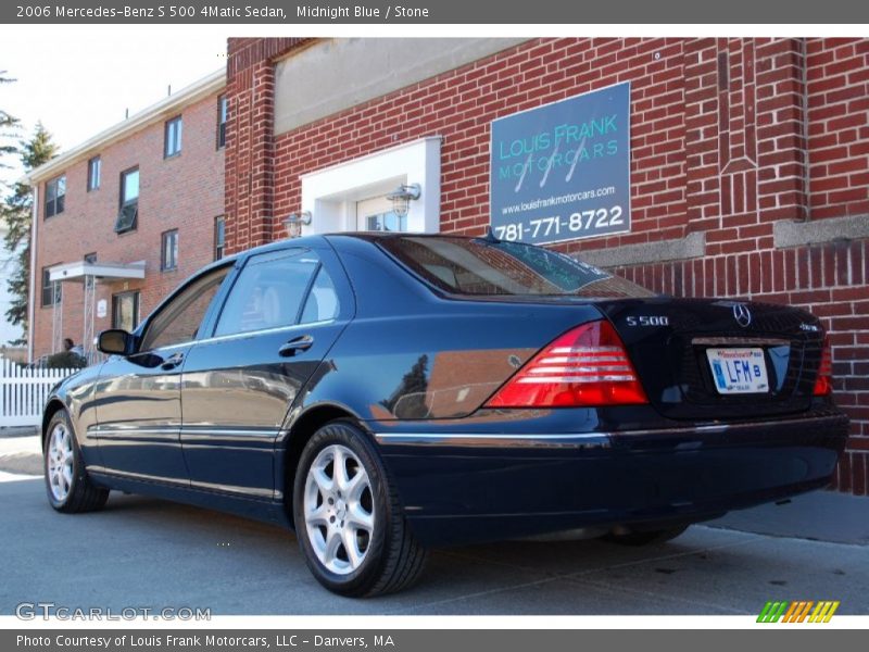 Midnight Blue / Stone 2006 Mercedes-Benz S 500 4Matic Sedan