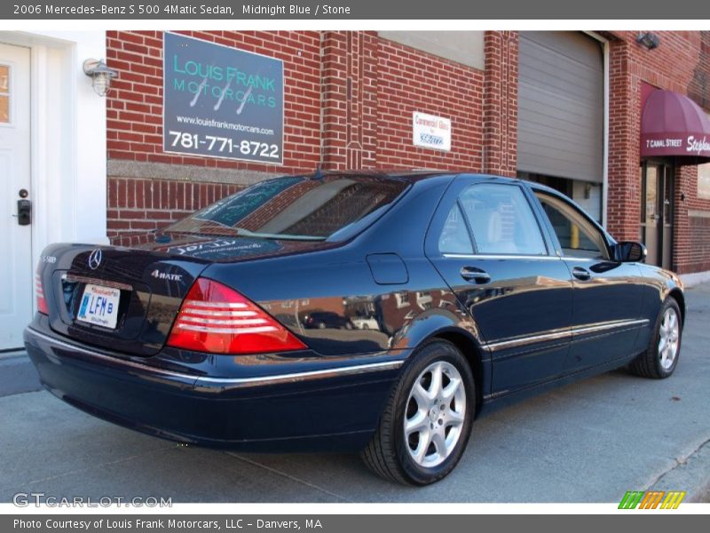 Midnight Blue / Stone 2006 Mercedes-Benz S 500 4Matic Sedan